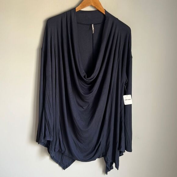 NEW Free people Tony draped blouse - Picture 2 of 9